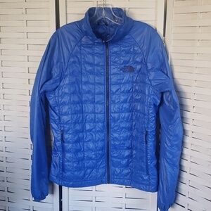 The north face lightweight thermo ball royal blue full zip mens jacket s…